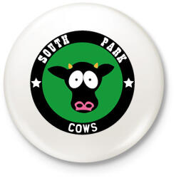 printfashion south park cows - Kitűző, hűtőmágnes - Fehér (15121660)
