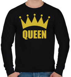 printfashion QUEEN - Férfi pulóver - Fekete (541303)