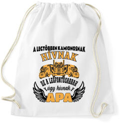 printfashion Kamionos apa - Sportzsák, Tornazsák - Fehér (16427862)