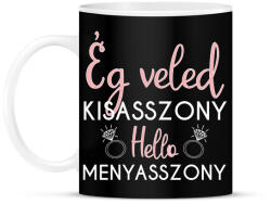 printfashion Hello menyasszony - Bögre - Fekete (5375187)