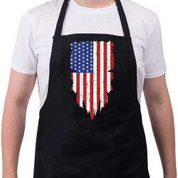 printfashion American - Kötény - Fekete (4936259)