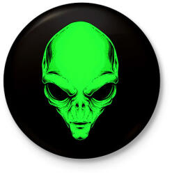 printfashion ufo - Kitűző, hűtőmágnes - Fekete (13745460)