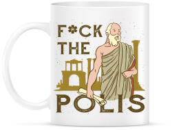 printfashion Fuck the Polis - Bögre - Fehér (11860992)