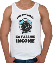 printfashion PASSZÍV JÖVEDELEM - Férfi atléta - Fehér (10990067)