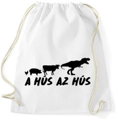 printfashion A hús az hús - Sportzsák, Tornazsák - Fehér (8202756)