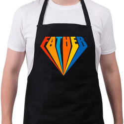 printfashion Father - Kötény - Fekete (4934642)