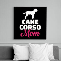 printfashion Cane Corso Mom - Vászonkép - Fekete (6654389)