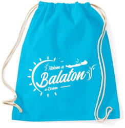 printfashion Nekem a Balaton a Riviera - Sportzsák, Tornazsák - Surf blue (2774100)