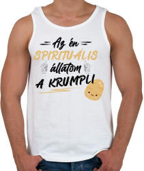 printfashion Spirituális állat - Férfi atléta - Fehér (8148719)