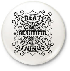 printfashion Alkoss csodás dolgokat! - Kitűző, hűtőmágnes - Fehér (3074201)