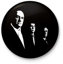 printfashion Sopranos - Kitűző, hűtőmágnes - Fekete (3103443)