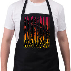 printfashion Hawaii - Kötény - Fekete (5079584)