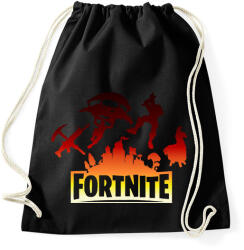 printfashion fortnite logó 2 - Sportzsák, Tornazsák - Fekete (14643937)