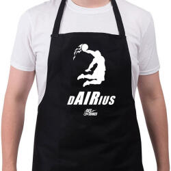 printfashion Zsákolókirály dAIRius - Kötény - Fekete (4927742)
