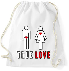 printfashion True love - Sportzsák, Tornazsák - Fehér (3394873)