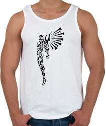 printfashion Maori angyalember - Férfi atléta - Fehér (11382699)