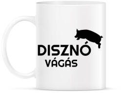 printfashion Disznóvágás - fekete - Bögre - Fehér (11628368)