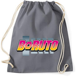 printfashion BORUTO logo színes - Sportzsák, Tornazsák - Grafitszürke (5689242)