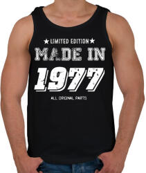 printfashion 1977 - Férfi atléta - Fekete (4049779)