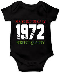 printfashion Made in hungary - Évszámmal - Baba Body - Fekete (7084012)
