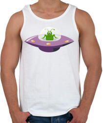 printfashion Alien - Férfi atléta - Fehér (5206098)