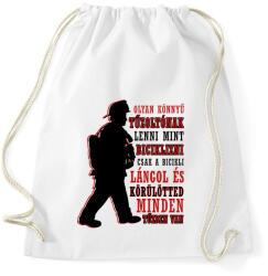printfashion Könnyű tűzoltónak lenni - Sportzsák, Tornazsák - Fehér (10750827)