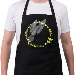 printfashion Kolibri madár - Kötény - Fekete (4918678)