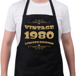 printfashion 1980 - Kötény - Fekete (4937072)