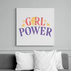 printfashion Girl power - erős nők - Vászonkép - Fehér (6635619)
