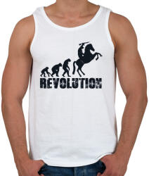 printfashion Forradalom - Férfi atléta - Fehér (294965)