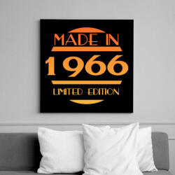 printfashion 1966 - Vászonkép - Fekete (12773161)
