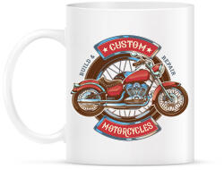 printfashion Custom Motorcycles - Bögre - Fehér (1800228)