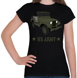 printfashion us army - Női póló - Fekete (5758687)