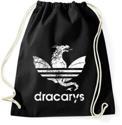 printfashion dracarys fehér - Sportzsák, Tornazsák - Fekete (1589753)