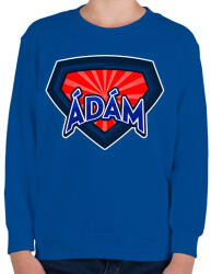 printfashion ÁDÁM - Gyerek pulóver - Királykék (9946925)