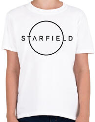 printfashion Starfield - Gyerek póló - Fehér (14763687)