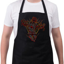 printfashion Elszabadult - Kötény - Fekete (4918659)