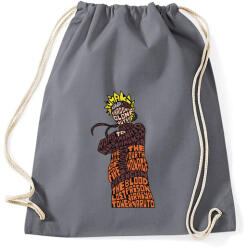 printfashion Árnyék nindzsa - Sportzsák, Tornazsák - Grafitszürke (192962)