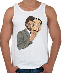 printfashion Money Heist - Férfi atléta - Fehér (3176267)