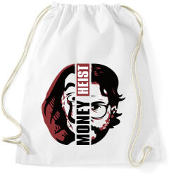 printfashion A Nagy Pénzrablás - Money Heist - La Casa de Papel - Sportzsák, Tornazsák - Fehér (5769364)