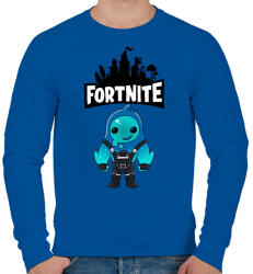 printfashion Fortnite rippley - Férfi pulóver - Királykék (2176549)