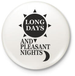 printfashion Setét torony - Kitűző, hűtőmágnes - Fehér (12074287)