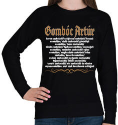 printfashion Gombóc Artúr és a világ összes csokoládéja - Női pulóver - Fekete (16605791)