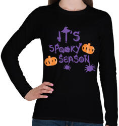 printfashion spooky. season - Női hosszú ujjú póló - Fekete (14457006)