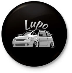printfashion Vw Lupo - Kitűző, hűtőmágnes - Fekete (3100141)