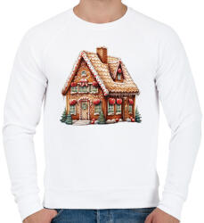 printfashion Házikó - Férfi pulóver - Fehér (15119613)