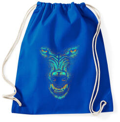 printfashion Szürkefarkas - Sportzsák, Tornazsák - Bright royal (114902)