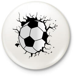 printfashion focilabda - Kitűző, hűtőmágnes - Fehér (13828571)