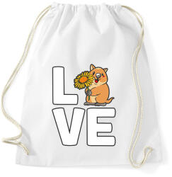printfashion Love Quokka - Sportzsák, Tornazsák - Fehér (13930855)