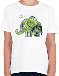 printfashion Elefánt - Gyerek póló - Fehér (300980)